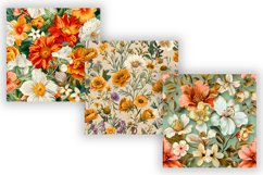 Spring Vintage Floral Garden Seamless Pattern, Spring Product Image 3