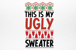 Ugly Christmas Sweater SVG Product Image 3