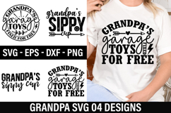 Grandpa SVG Design -Grandpa s garage toys fixed for free Product Image 1