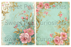 Shabby Chic, flowers, Paper, Papers, Junk Journal Product Image 3