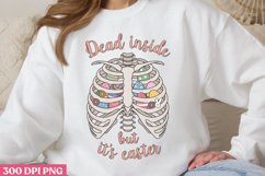 Dead inside but it&#039;s easter PNG, Skeleton Ea Product Image 3