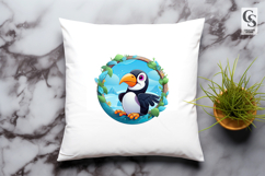 Cute Toucan Bird Clipart Sublimation PNG Product Image 3