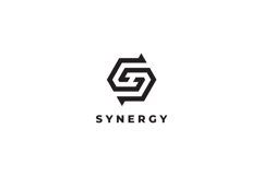 Synergy Letter S logo design vector template Product Image 3
