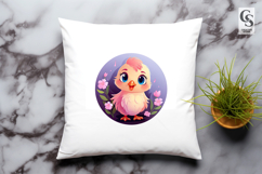 Cute Baby Bird Clipart Sublimation PNG Product Image 3