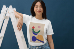 Colorful Geometric Abstract Shapes Embroidery Design Product Image 3