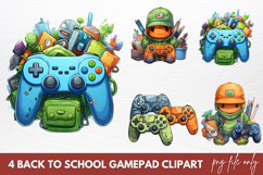 Back To School Gamepad Clipart Product Image 1
