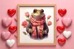 Valentines Day Animals Clipart, Valentines Couple Product Image 3