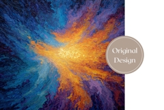 Abstract Tumbler Wrap, Art Tumbler Template Product Image 3