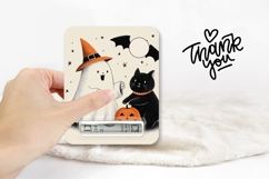 Halloween Black Cat Gift Card, Halloween Ghost Money Card Product Image 3