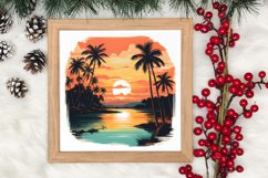 Tropical Christmas Clipart , Christmas PNG Product Image 3