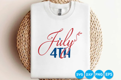 4th of July SVG Design, 4th of July SVG Cut file design Product Image 4