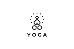 Yoga Meditation Logo Design Vector Template Product Image 3