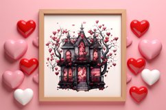 Gothic Valentines Day Clipart, Valentine Skeleton Product Image 3