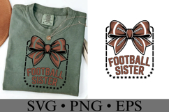 Football Sister Svg | Game Day Svg | Sport Svg | Shirt Svg Product Image 1