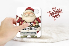 Cute Santa Claus Money Card, Christmas Santa Gift Cards Product Image 3