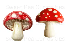 Mushroom, Red, White, Ephemera, PNG, Clipart Product Image 3