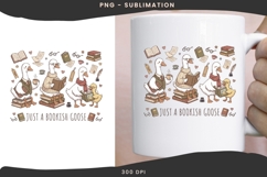 Bookish geese png design for T-shirts Product Image 3