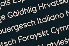 Dense Modern Minimal Sans Serif Font Product Image 3