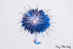 Happy New Year Fireworks Clipart PNG Product Image 1