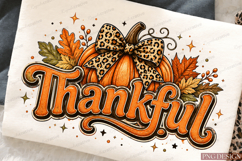 Preppy Fall PNG Bundle | Cozy Season Fall Basics Thankful Product Image 5
