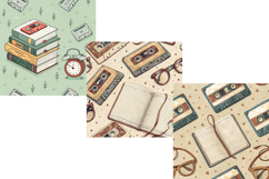 Indie Study Session Seamless Pattern, Digital Papers Product Image 3