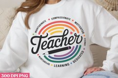 Teacher PNG, Teacher Back To School Clipart PNG Product Image 3