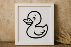Cute Funny Duck SVG Product Image 1