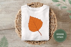 Golden Fall Leaves Illustration, Fall PNG, Fall Print Product Image 3