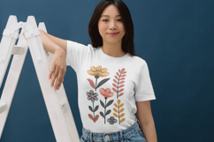 Modern Floral Botanical Embroidery Design Product Image 3
