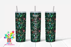 Merry Christmas Skinny tumbler Sublimation #3 Product Image 1