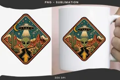 Roswell road trip png design for T-shirts Product Image 2