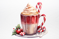 Christmas Coffee Hot Cocoa Sublimation PNG Product Image 3