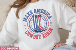 Make America cowboy PNG, 4th Of July Sublimation PNG Product Image 3