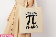 PI-ANO PNG, Pi Day Sublimation PNG Product Image 2
