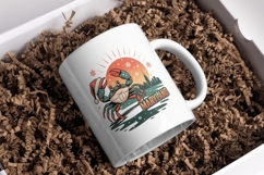 Retro Holiday States Vintage Christmas Map PNG Pack Product Image 3