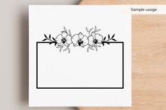 Orchid Rectangle Frame SVG Product Image 3