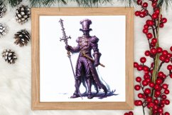 Mysterious Gothic Christmas Clipart Sublimation Product Image 3