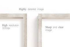 8x10 Set of 3 Frame Mockup, Styled Thin Wooden Box Frame Product Image 4