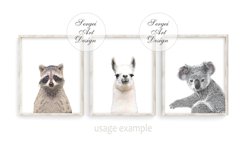 8x10 Set of 3 Frame Mockup, Styled Thin Wooden Box Frame Product Image 5