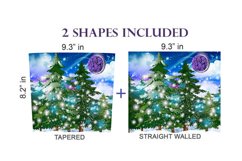 Snowy Winter Forest Tumbler Sublimation 20 Oz Product Image 2
