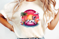 Happy Summer Sublimation, Funny Cow Png Product Image 3