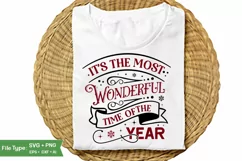It's The Most Wonderful Time Of The Year SVG Design Product Image 1