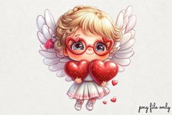 Cupid girl for Valentine Clipart PNG Product Image 1