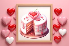 Sweet Valentine Clipart, Watercolor Valentines Day Product Image 3