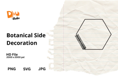 Botanical Side Decoration Frame Product Image 1