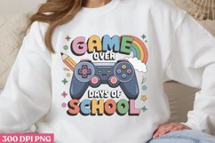 Game Over 100 Days of School PNG Product Image 3