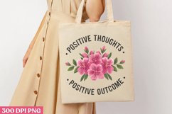 POSITIVE THOUGHTS POSITIVE PNG, Positive Sublimation PNG Product Image 3