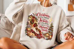 4 Christian Mom Christmas PNG Designs, 4 Faith Based Christm Product Image 3