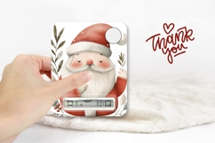 Cartoon Santa Claus Money Card, Christmas Santa Gift Cards Product Image 3