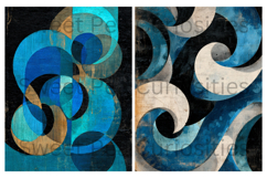 Blue,Black, Mixed Media, Junk Journal Product Image 3